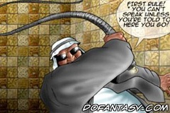 Bondage cartoons. First rule! You can't speak unless you're told to here you go!