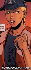 Slave girl comics. Two charming cartoon girls with big tits and long hair.