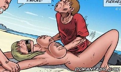 Submission art. Sex on a desert island.