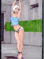 Slave girl comics. Sexy girl in short - Picture 3