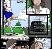 Sex slave comics. In the van, PUSSY!