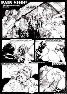Bondage comics. Let's see slave how deep you "storage" is!