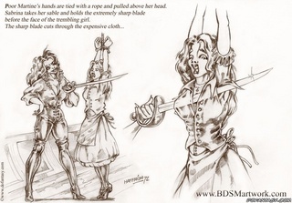 Adult bondage comics. Two youn girls are captured from one or the plantations and taken to Scarlett Sabrina's ship!