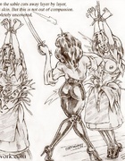 Adult bondage comics. Two youn girls are captured from one or the plantations