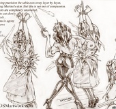 Adult bondage comics. Two youn girls are captured from one or the plantations