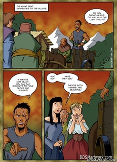 Sado comic. The Giant announced that he would take the two most beautiful maidens each month...