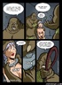 Adult bondage comics. Get your lips round it, slave! Clean it!