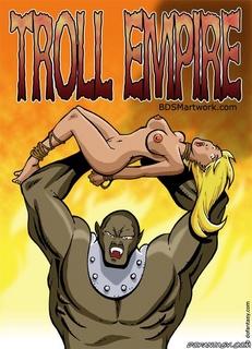 Bdsm cartoons. Sensitive Queen of Elfland spent her days presenting her most intimate parts to be shagged by rough trolls...