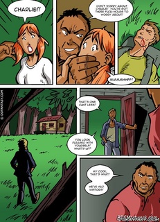 Free bdsm comics. Don't worry about him! You've got three fuck holes to worry about!