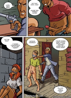 Horror comics. Cut the crap! I wanna concentrate on my new pussy!