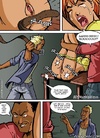 Slave girl comics. We'll see how you like cowhide on your open pussy!