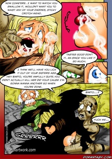 Adult bondage comics. I think we'll have you lick it out of your sister's ass!
