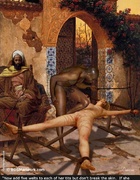 Bdsm art. You better do your best if you don't wish your whore's pussy