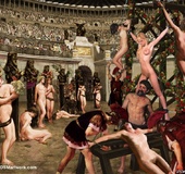 Submission comics. Roman slaves are tortured on the arena!