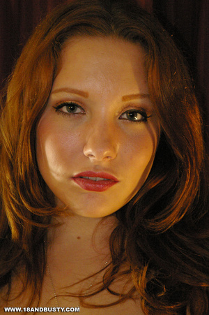 Hot red head teen with a beautiful set o - XXX Dessert - Picture 2