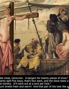 Bdsm art. Centurion, strip her naked and we will take care of her!