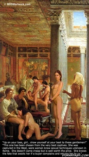 Submission comics. This one has been chosen from the very best captives. She is from the West, where women know sexual techniques unknown in Rome!