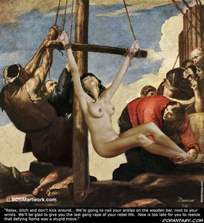 Submission comics. This one has been chosen from the very best captives. She is from the West, where women know sexual techniques unknown in Rome!