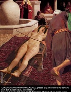 Submission. She resnonds well to the whip, my King! Listen to her pathetic