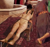 Submission. She resnonds well to the whip, my King! Listen to her pathetic