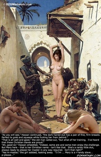 Fetish cartoons. "P-please Master" the blonde girl begged piteously tears running down her face!