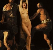 Fetish cartoons. "Do with this little slave as you will", Nero told tis