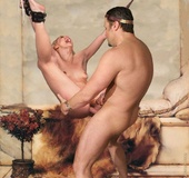 Bondage cartoons. I gonna make the best fuck-slave in Rome out of you!