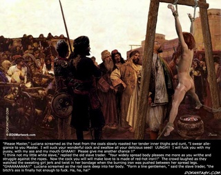Bdsm art drawings. The Sheik summoned hissoldiers. "Do with her as you will, as a reward for your faithful service"!