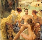 Bondage comics. Captured Rome slaves suffer great pain!