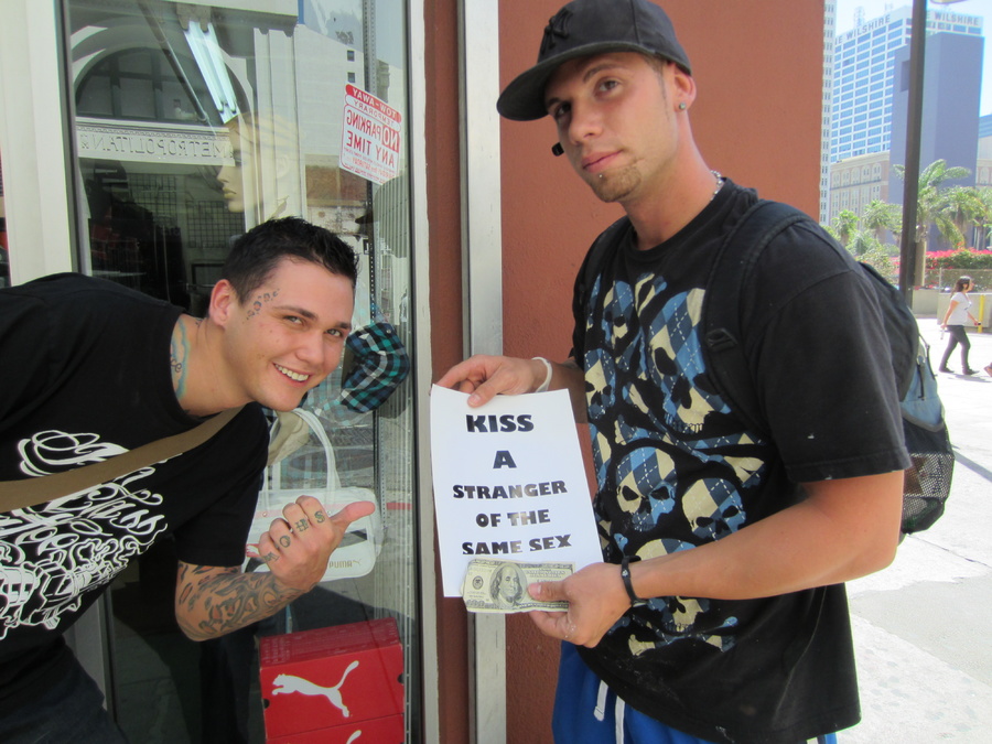 Tattoed gay dude and his horny friend makin - XXX Dessert - Picture 1
