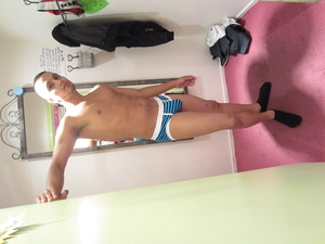 Young gay boy undressing nad posing in p - XXX Dessert - Picture 11