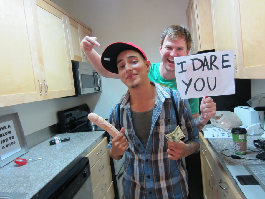 Blindfolded dude screwing his gay frined bu - XXX Dessert - Picture 12