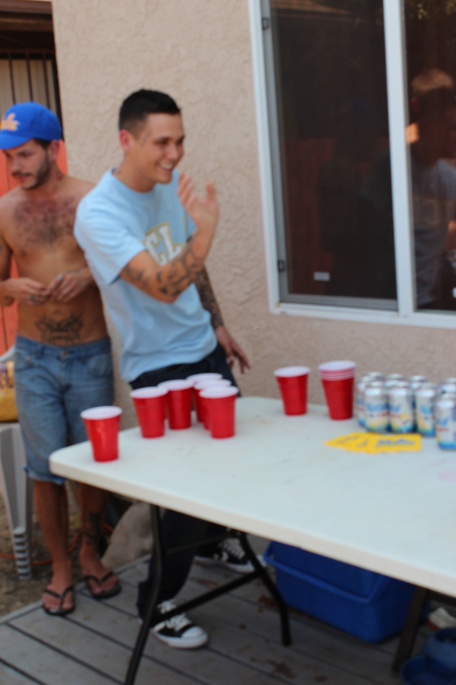 A group ot young guys unressing outdoors an - XXX Dessert - Picture 3