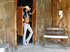 cowgirl strips her red