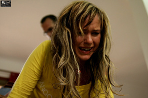 Sexy blonde crying from a good otk spank - XXX Dessert - Picture 8