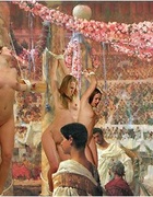Submission art. Slaves take a part in the orgy!