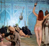 Horror comics. Harem rules are very strict to white slaves!