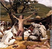 Bdsm art toons. White slave gonna be gang-banged in the desert!