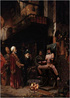 Bdsm cartoons. New slave tied sread-eagle and presented to her old Master!