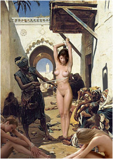 Sex slave comics. Western slaves in Orienatl East have no rights, they're nothing there, but fuck toys!
