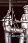 Slave cartoons. Young girl humiliated by old fat pervert!