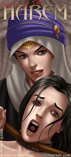 Sex slave comics. Death and pain in the harem.