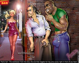 Bondage toons. That's her! The cockteaser from the club, the one that wiggles her big juicy pussy right in front of you face!