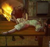 Sado cartoons. One thousand and one torture inquisition.