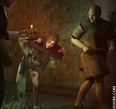 Submission art. The dark side of the church and its servants - Inquisition.