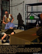 Slave comics. Two criminals violate blone slave girl!