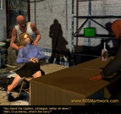 Slave comics. Two criminals violate blone slave girl!
