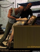 Free bdsm comics. Blonde girl humiliated and fucked by two cruel guys!