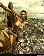 Free bdsm comics. Orks captured beautiful elf girl!