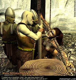 Free bdsm comics. Orks caught and roped elf girl!